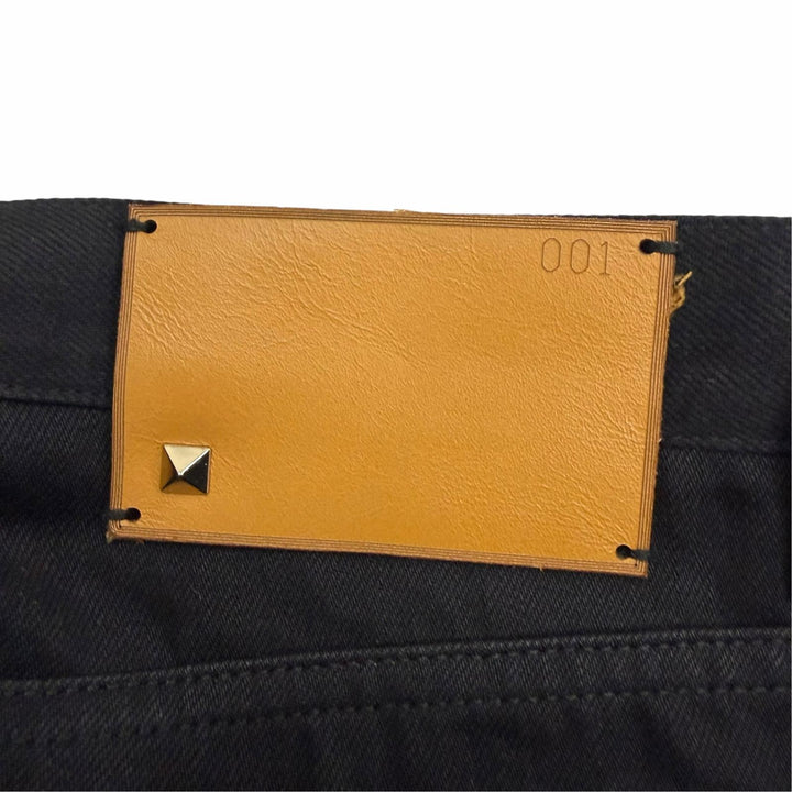 【ドンドン見直し】美品□VALENTINO ヴァレンティノ JV0DEJS01VM ロックスタッズ デニムパンツ ブラック 29 イタリア製 正規品 メンズ