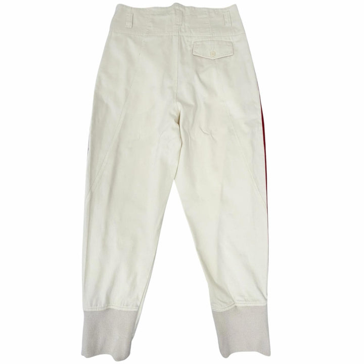 【ドンドン見直し】美品□Maison Margiela 10 メゾンマルジェラ10 S50KA0560 サイドライン チノパンツ アイボリー 46 イタリア製 正規品