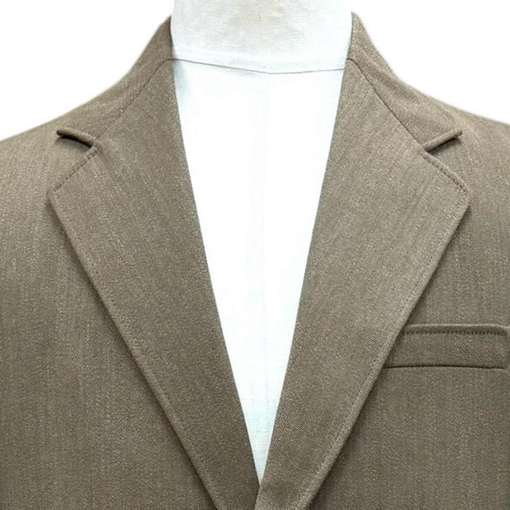 極美品▼Maison Margiela 14 メゾンマルジェラ14 50AA003744578 ウール100% シングル チェスターコート カーキ 46 伊製 正規品 メンズ