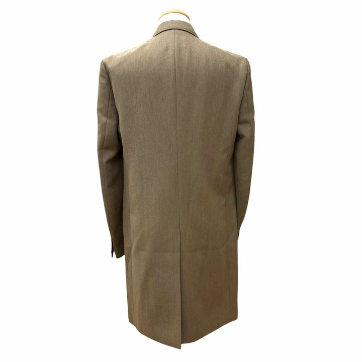 極美品▼Maison Margiela 14 メゾンマルジェラ14 50AA003744578 ウール100% シングル チェスターコート カーキ 46 伊製 正規品 メンズ