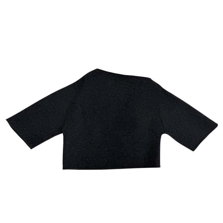 極美品☆THE ROW ザロウ 8405-W1439/8469-W1439 ウール カシミヤ混 トップス・スカート セットアップ グレー 2 イタリア製 正規品