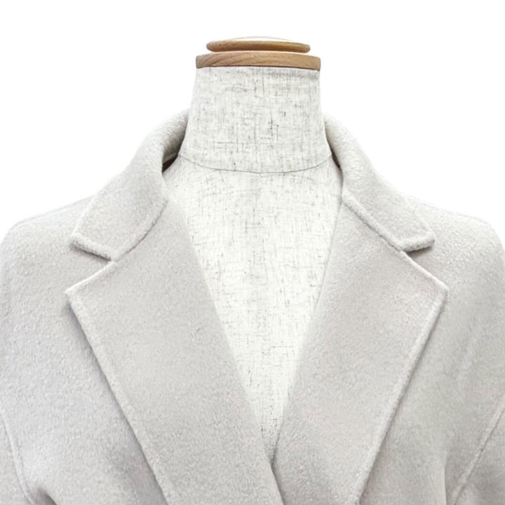 極美品△FILIPPA K フィリッパ コー 29102 Alexa Coat アレクサコート ウール カシミヤ ベルテッド ロングコート ライトベージュ 34