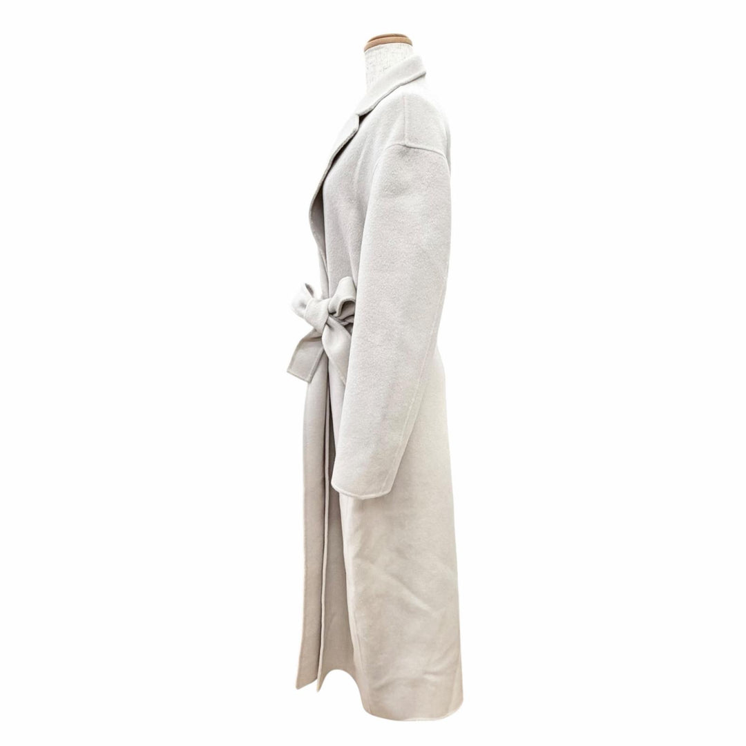 極美品△FILIPPA K フィリッパ コー 29102 Alexa Coat アレクサコート ウール カシミヤ ベルテッド ロングコート ライトベージュ 34