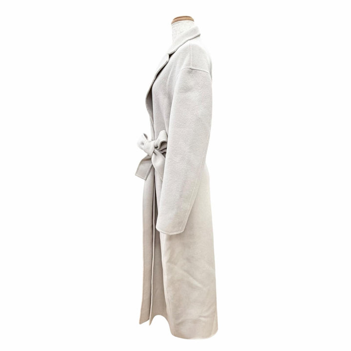 極美品△FILIPPA K フィリッパ コー 29102 Alexa Coat アレクサコート ウール カシミヤ ベルテッド ロングコート ライトベージュ 34