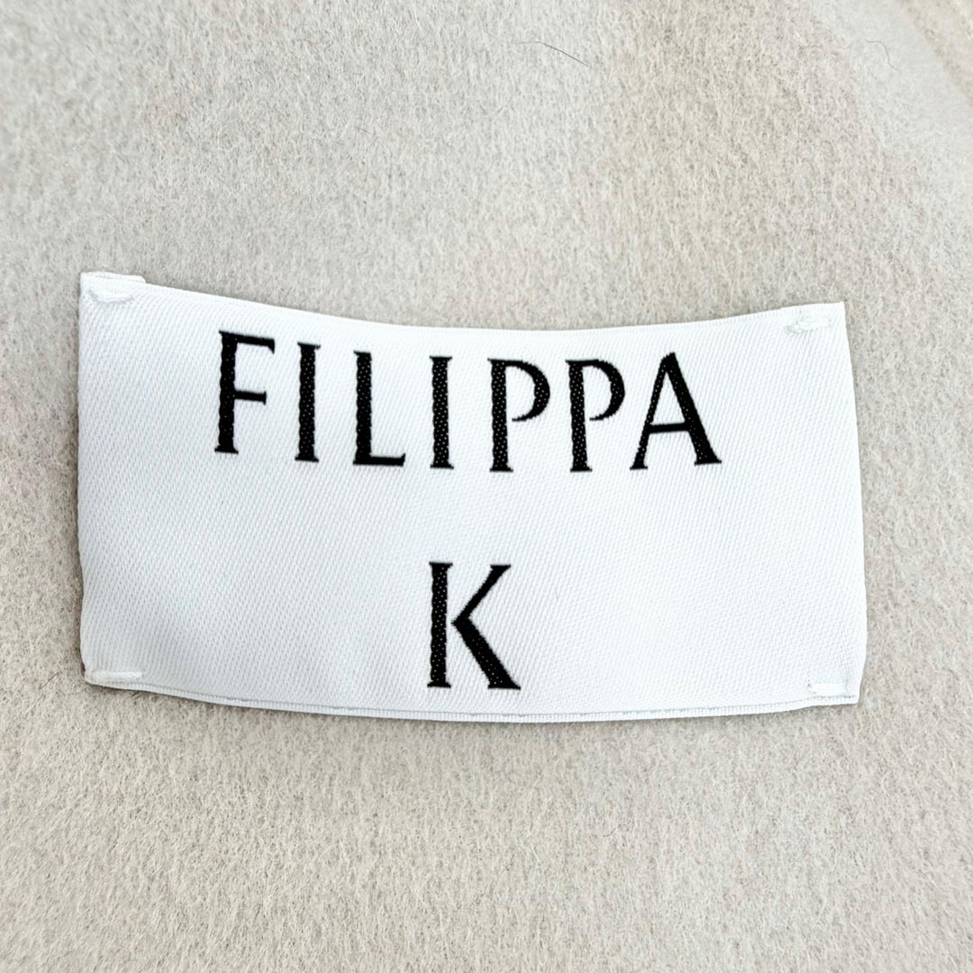 極美品△FILIPPA K フィリッパ コー 29102 Alexa Coat アレクサコート ウール カシミヤ ベルテッド ロングコート ライトベージュ 34