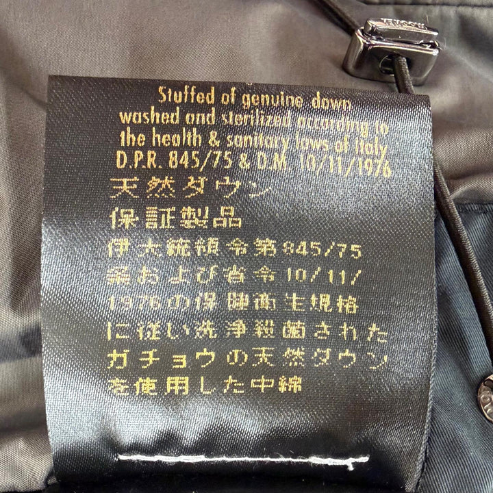 極美品▼MOORER ムーレー SIRO-KM ファー付き WZIPUP ダウンジャケット グレー 46 イタリア製 正規品 メンズ ガーメント・ハンガー付き