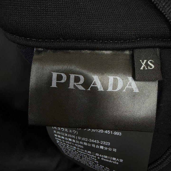 【ドンドン見直し】美品□PRADA プラダ UJP127 ナイロン切替 ジョガーパンツ スウェットパンツ ブラック ネイビー XS 正規品 メンズ