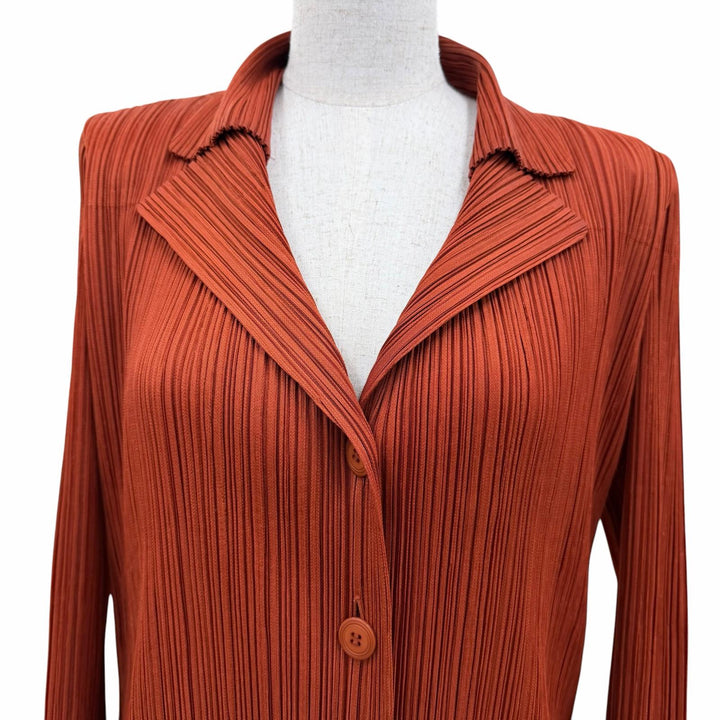 極美品☆PLEATS PLEASE プリーツプリーズ イッセイミヤケ PP73-JD602 PP73-JF603 ジャケット パンツ セットアップ JK:4 PT:1 正規品