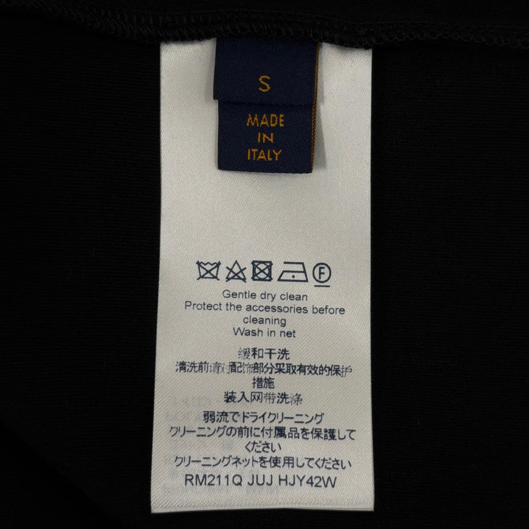 未使用品●LOUIS VUITTON ルイヴィトン コットン ステープルズエディション ダブルフェイス トラベルフーディー パーカー S 伊製 正規品