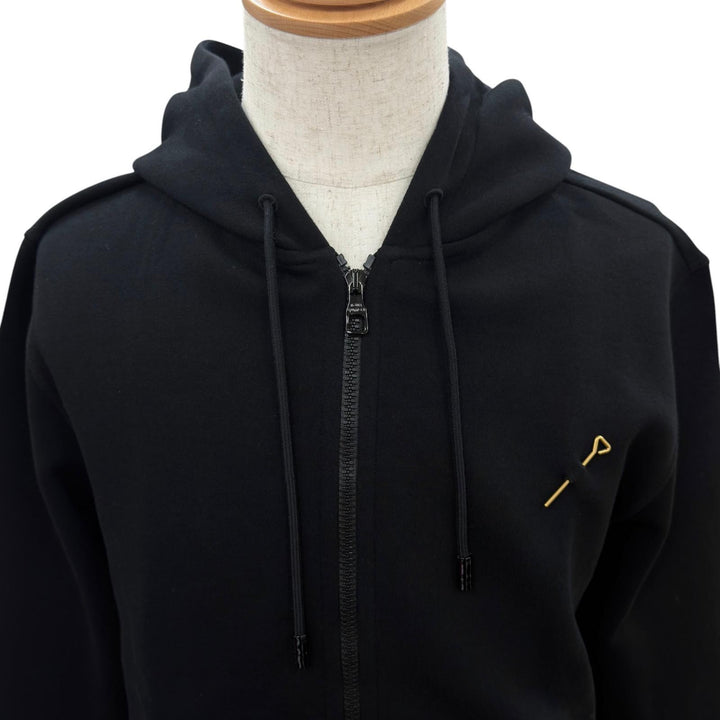 未使用品●LOUIS VUITTON ルイヴィトン コットン ステープルズエディション ダブルフェイス トラベルフーディー パーカー S 伊製 正規品
