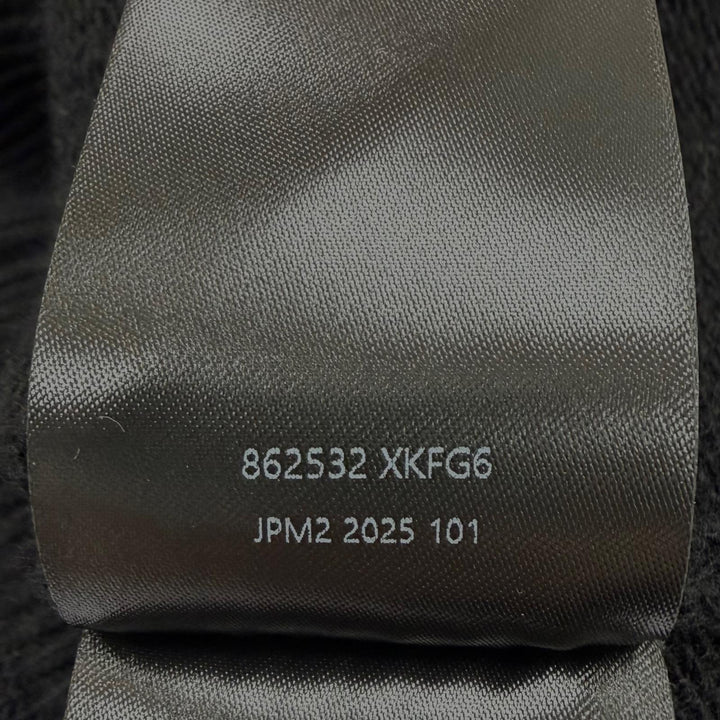 極美品▼GUCCI グッチ 26SS 862532 ウール100% ウェブストライプ インターシャ ファインウール ニットセーター ブラック L 正規品 メンズ