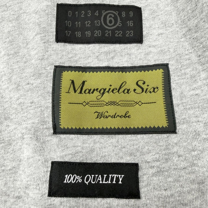 【ドンドン見直し】美品 ▼MM6 Maison Margiela エムエムシックス メゾンマルジェラ 26SS SH0HG0007 ZIPUP パーカー グレー S 正規品