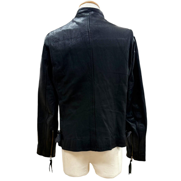 美品▼schott ショット 3101025 CLASSIC RACER JACKET ゴートスキン レザー ZIPUP シングル ライダースジャケット ブラック M 正規品