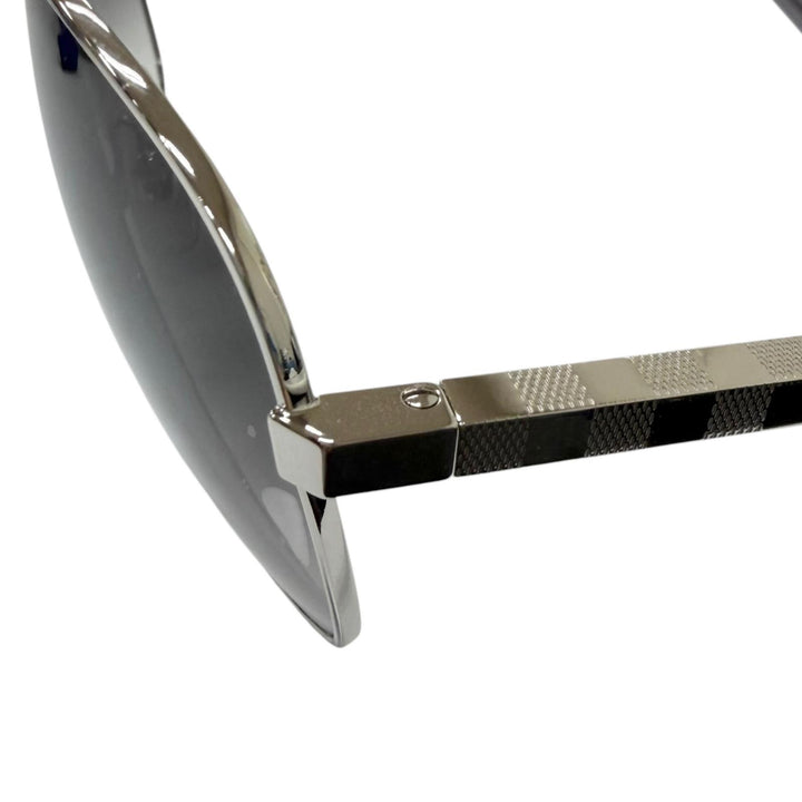 極美品□LOUIS VUITTON ルイヴィトン 2022年製 Z0340U アティテュード パイロット ダミエ ツーブリッジ サングラス 61□14 イタリア製