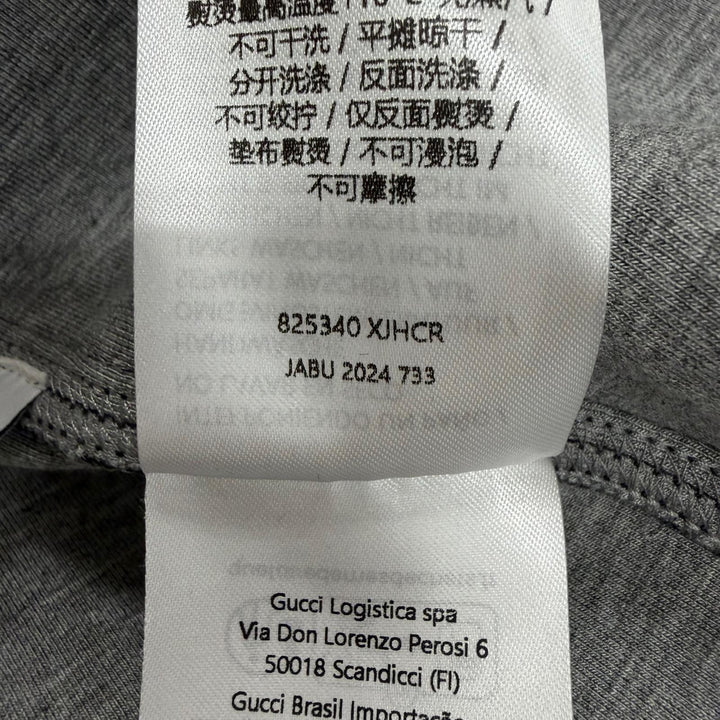 未使用品□GUCCI グッチ 2024年製 825340 GGキャンバス切替 ジップジャケット パーカー ブラック L イタリア製 正規品 メンズ ハンガー付