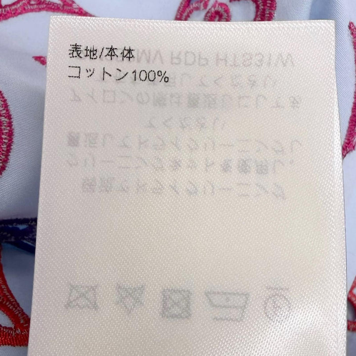 極美品□LOUIS VUITTON 2025年製 1AGTPD モノグラム フラワー エンブロイダリー ショートスリーブシャツ M 伊製 正規品 定価391600円
