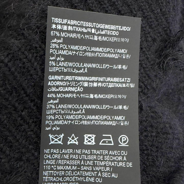 極美品□SAINT LAURENT PARIS PLAY BOY サンローランパリ プレイボーイ 2022年製 713263 木村拓哉着用 モヘアニット L イタリア製 正規品