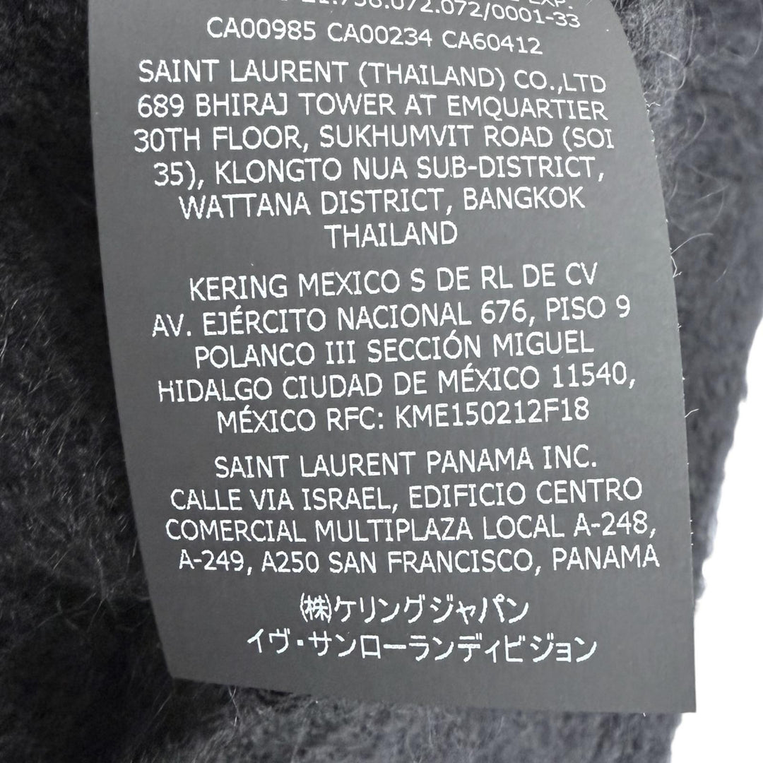 極美品□SAINT LAURENT PARIS PLAY BOY サンローランパリ プレイボーイ 2022年製 713263 木村拓哉着用 モヘアニット L イタリア製 正規品
