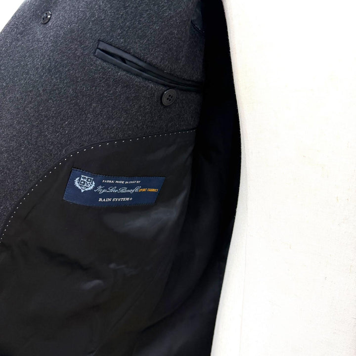 極美品▼Brooks Brothers ブルックスブラザーズ ウール ロロピアーナレインシステム使用 比翼仕立て チェスターコート 40 Lサイズ 正規品