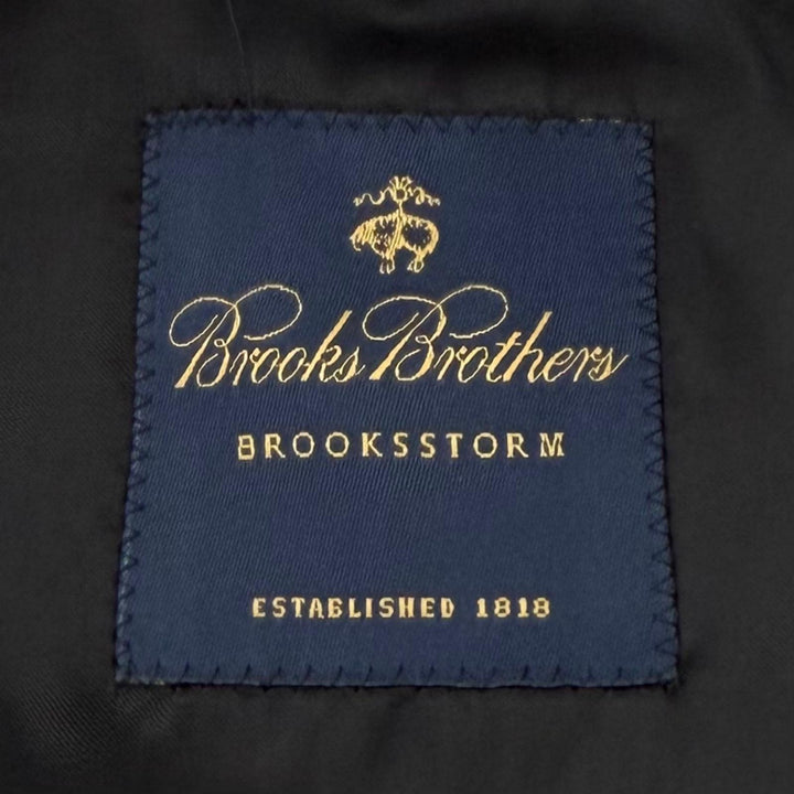 極美品▼Brooks Brothers ブルックスブラザーズ ウール ロロピアーナレインシステム使用 比翼仕立て チェスターコート 40 Lサイズ 正規品