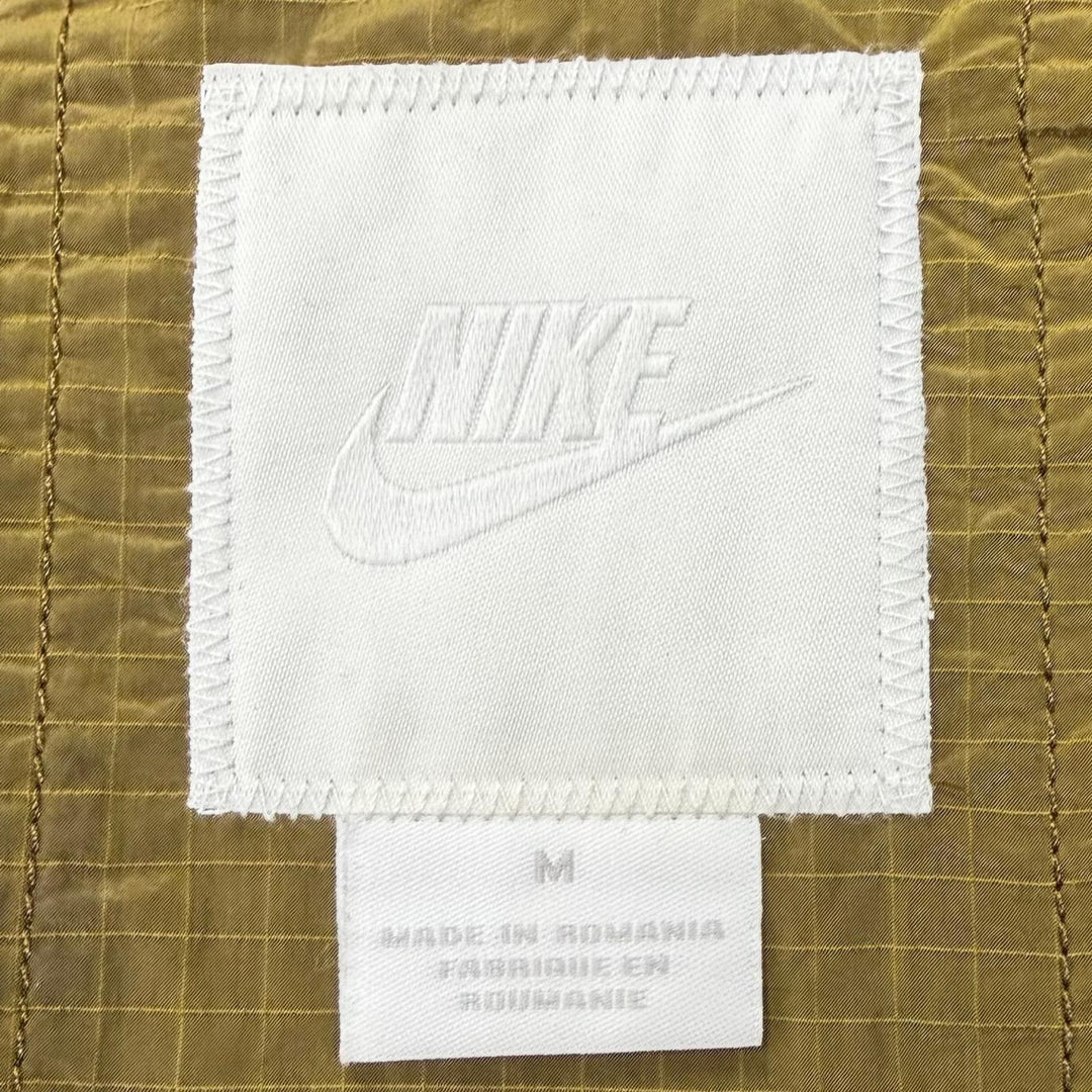 【ドンドン見直し】良品 ▼NIKE STONE ISLAND ナイキ ストーンアイランド 6525401 フーデッド WZIP モッズコート カーキ M 正規品 メンズ