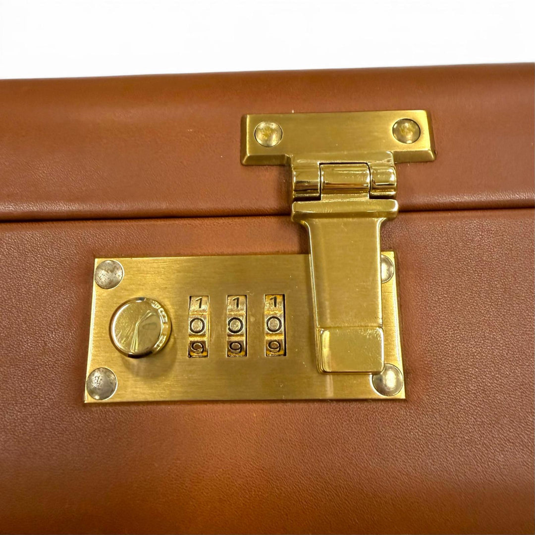 美品▼COACH コーチ ヴィンテージ 5410 グローブレザー オールドコーチ ダイヤルロック アタッシュケース ブリーフケース ビジネスバッグ
