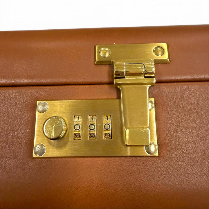 美品▼COACH コーチ ヴィンテージ 5410 グローブレザー オールドコーチ ダイヤルロック アタッシュケース ブリーフケース ビジネスバッグ