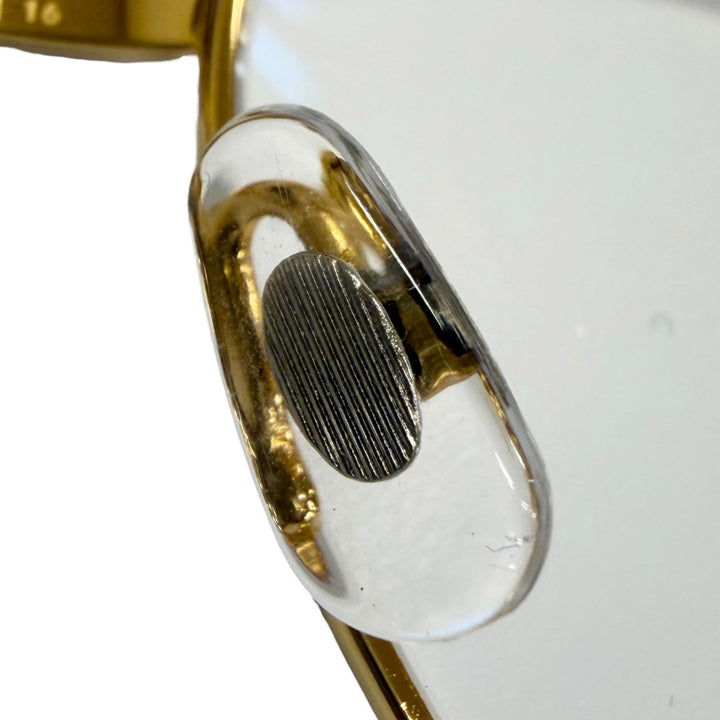 美品□Cartier カルティエ ヴィンテージ トリニティ Cロゴ メガネ 眼鏡 アイウェア ゴールド ボルドー 54□16-130 度入り フランス製