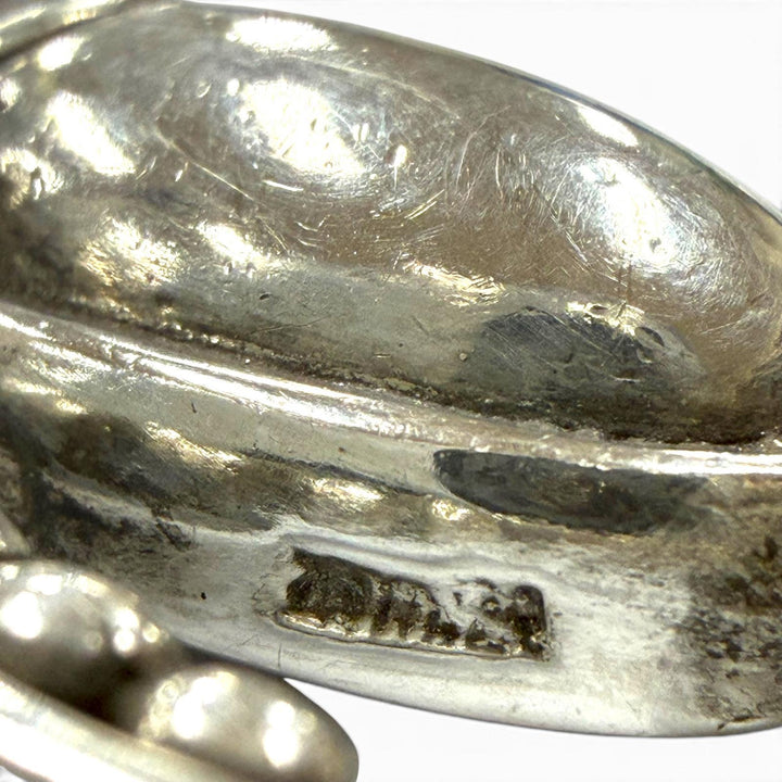 美品▼Georg Jensen ジョージジェンセン ヘリテージコレクション 1990 イヤー ペンダント 925 ネックレス シルバー 重量11.53g メンズ