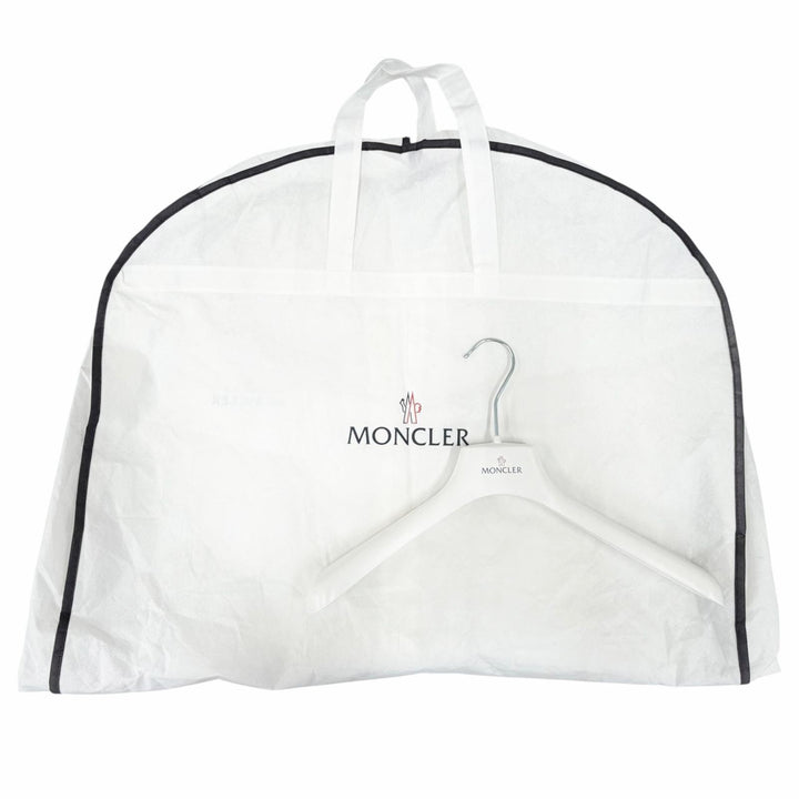 極美品△MONCLER モンクレール 25AW AVOCE ロゴワッペン フード付き ショートダウンジャケット ブラック 1 正規品 ガーメント ハンガー付