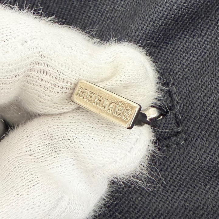 極美品△HERMES エルメス ウール セリエボタン 乗馬ジャケット パンツ セットアップ ブラック 38 36 フランス製 正規品 レディース