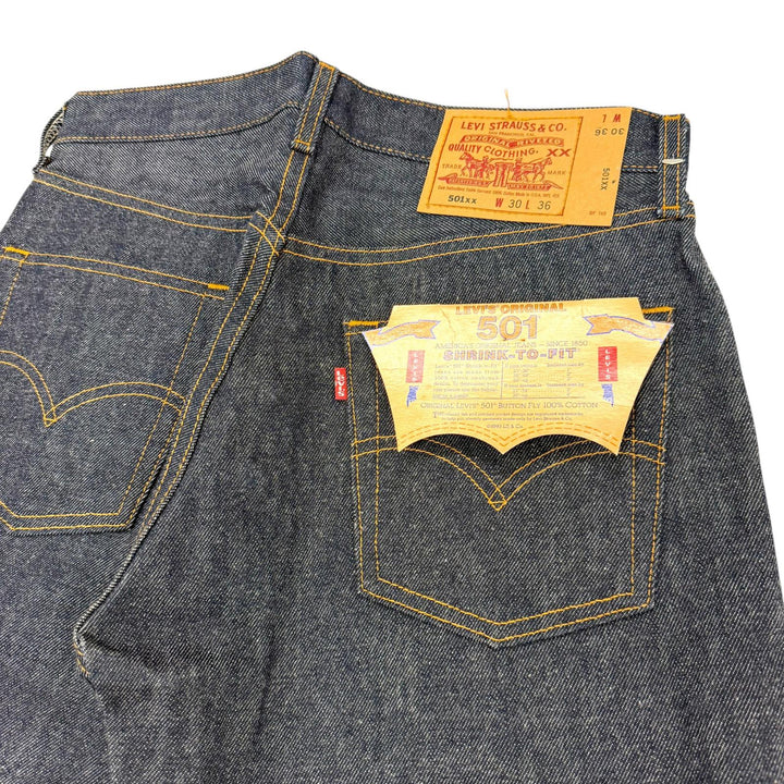 極美品▼Levis リーバイス 1997年製 501XX コットン ヴィンテージ ボタンフライ ストレート デニムパンツ インディゴ W30 USA製 メンズ
