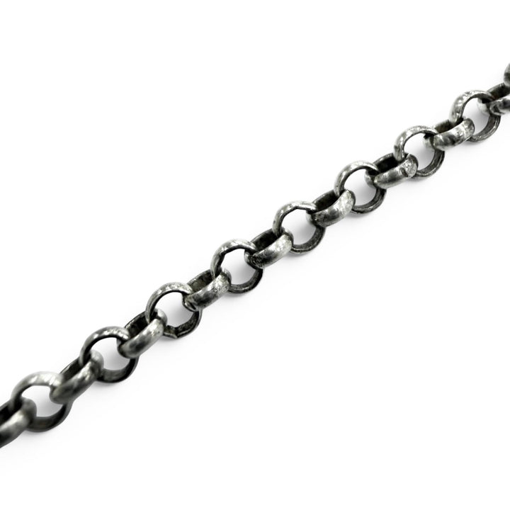 美品▼CHROME HEARTS クロムハーツ ロールチェーン 925 ネックレス シルバー 16インチ 重量4.34g メンズ レディース アクセサリー