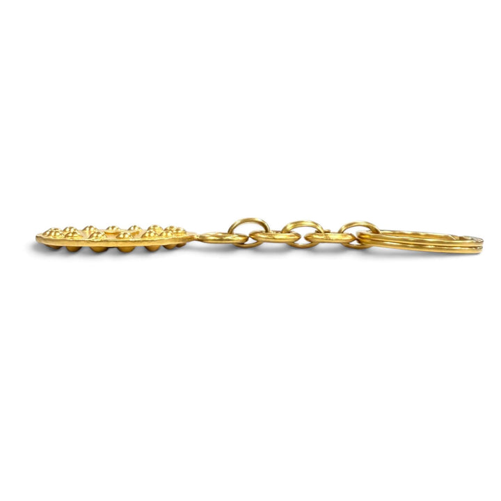 良品★CHANEL シャネル ヴィンテージ 97A ココマーク キーホルダー キーリング ゴールド フランス製 レディース