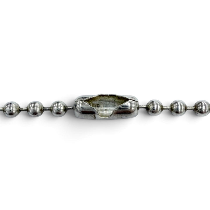 美品●CHROME HEARTS クロムハーツ フレームドCH プラスチャーム ペンダント 925 ボールチェーン 20inc ネックレス 重量10.9g 保存袋付き