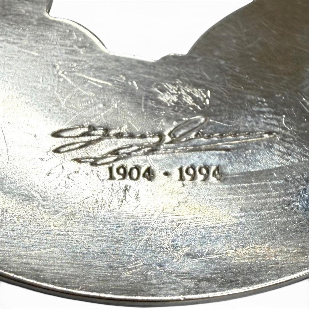 美品★Georg Jensen ジョージジェンセン 42 925 フローラルリース ブローチ アクセサリー シルバー 重量23.7g レディース 箱・保存袋付き