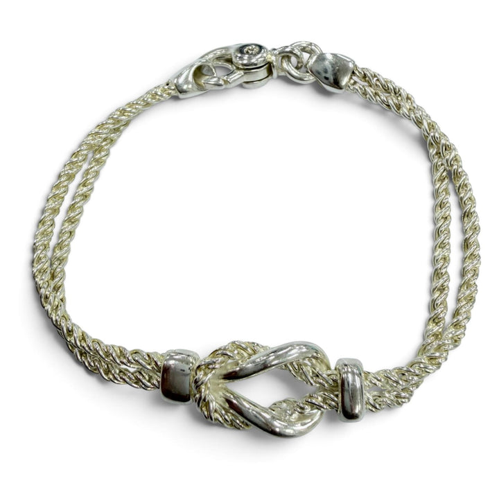 極美品☆TIFFANY&amp;Co. ティファニー ヴィンテージ ダブルグローブ ブレスレット 925 シルバー イタリア製 重量18.4g レディース メンズ