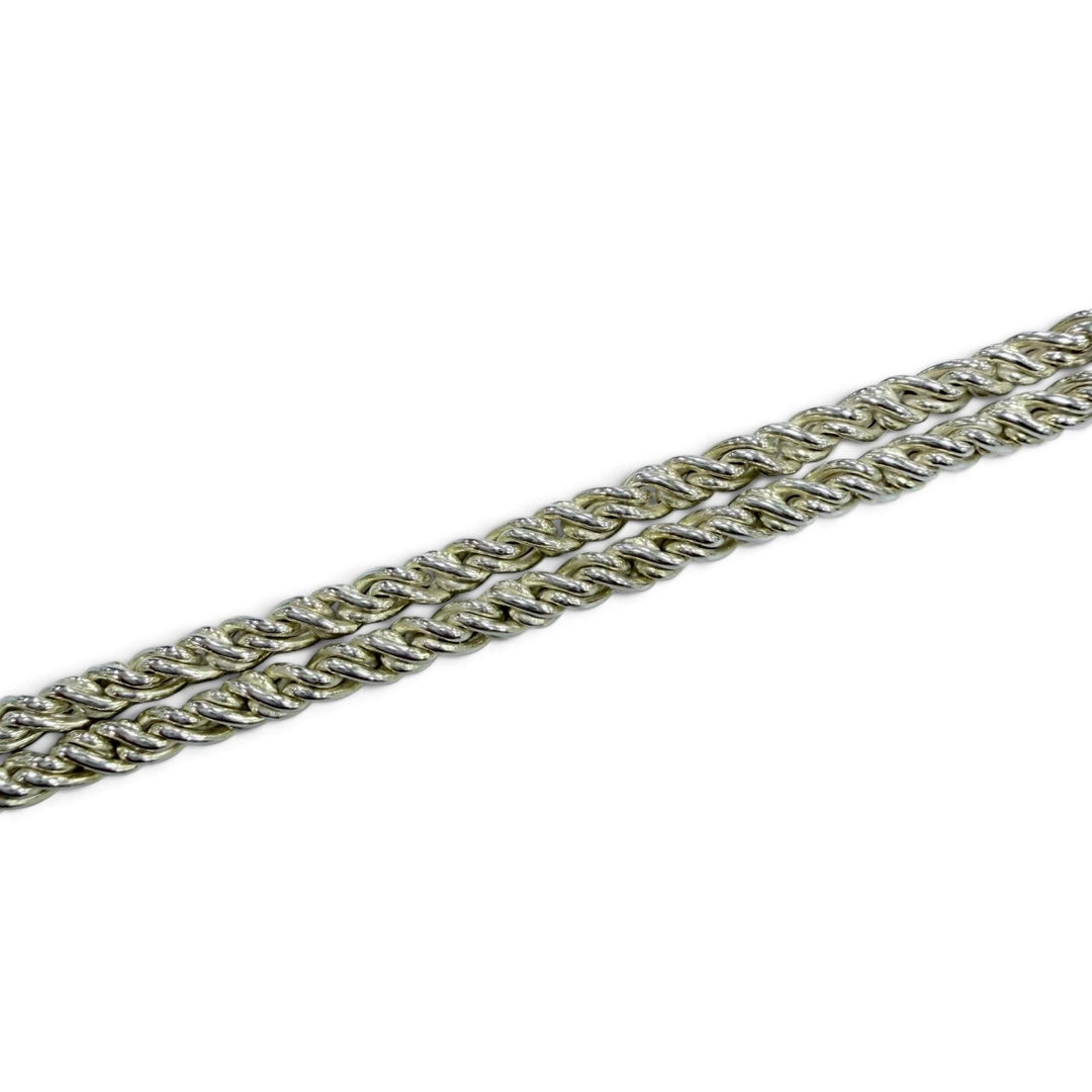 極美品☆TIFFANY&amp;Co. ティファニー ヴィンテージ ダブルグローブ ブレスレット 925 シルバー イタリア製 重量18.4g レディース メンズ