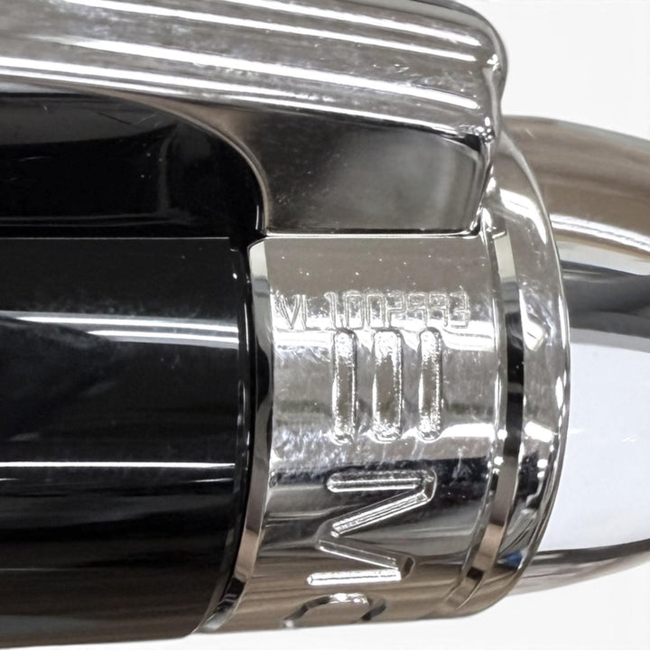 極美品□MONTBLANC モンブラン スターウォーカー ホワイトスター ツイスト式 ボールペン ブラック シルバー ドイツ製 メンズ ケース付き