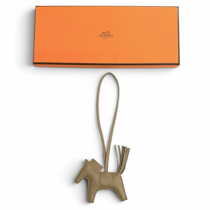 未使用品△HERMES エルメス ロデオチャーム PM アニョーミロ ソーエトゥープ バッグチャーム B刻印 フランス製 レディース 箱付き