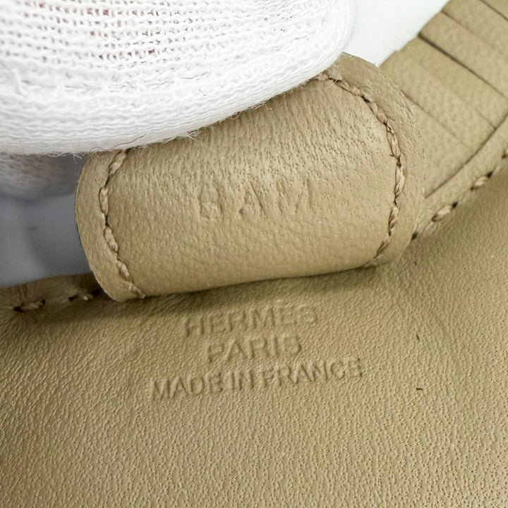 未使用品△HERMES エルメス ロデオチャーム PM アニョーミロ ソーエトゥープ バッグチャーム B刻印 フランス製 レディース 箱付き
