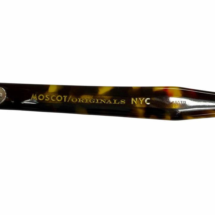 極美品□MOSCOT モスコット LEMTOSH ボストンフレーム アイウェア サングラス TORTOISE 44□21-140 度なし メンズ 箱・ケース付き