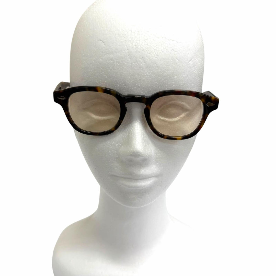 極美品□MOSCOT モスコット LEMTOSH ボストンフレーム アイウェア サングラス TORTOISE 44□21-140 度なし メンズ 箱・ケース付き