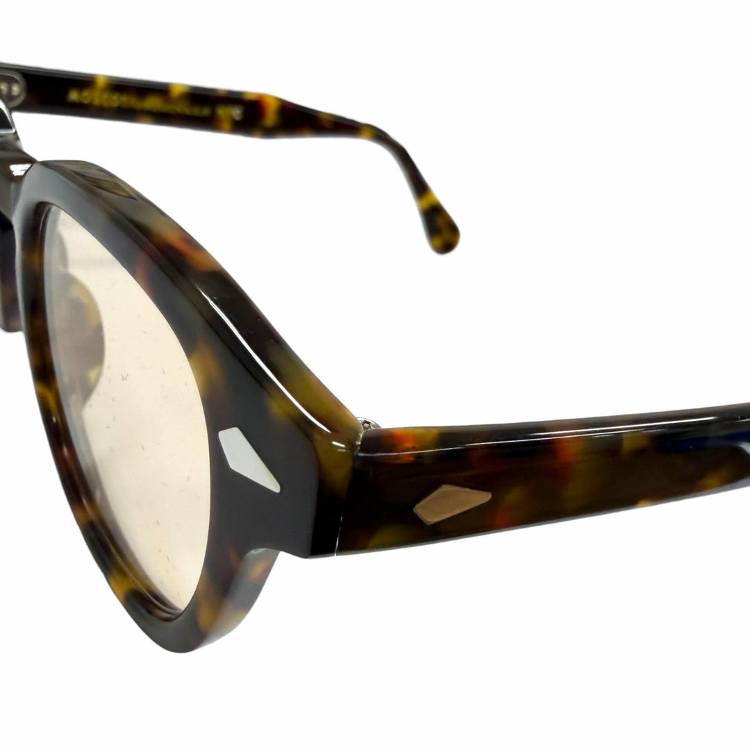 極美品□MOSCOT モスコット LEMTOSH ボストンフレーム アイウェア サングラス TORTOISE 44□21-140 度なし メンズ 箱・ケース付き