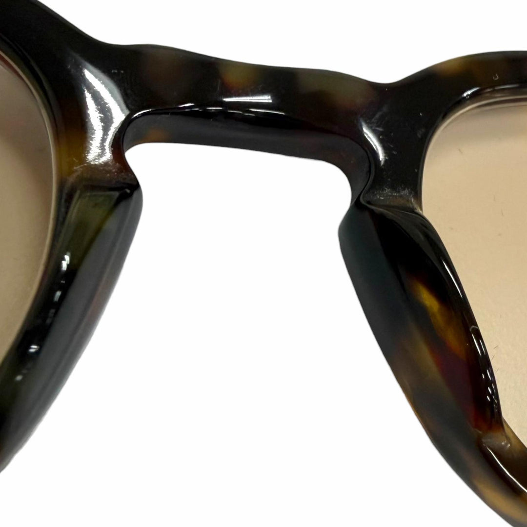 極美品□MOSCOT モスコット LEMTOSH ボストンフレーム アイウェア サングラス TORTOISE 44□21-140 度なし メンズ 箱・ケース付き