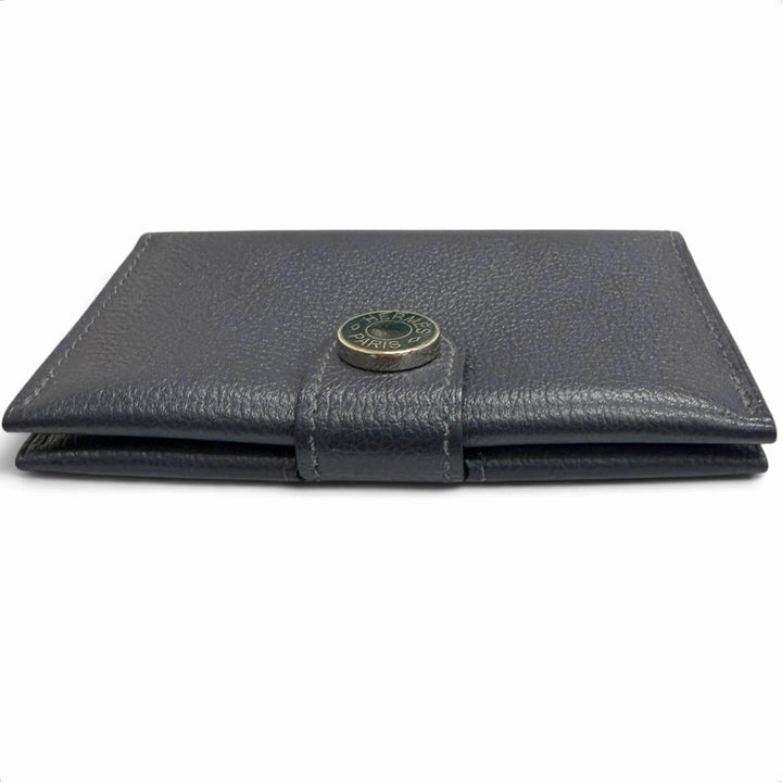 美品□HERMES エルメス R.M.S. エバーカラー クルードセル カードケース ブルーサフィール ヴェールアングレ U刻印 フランス製 箱付き