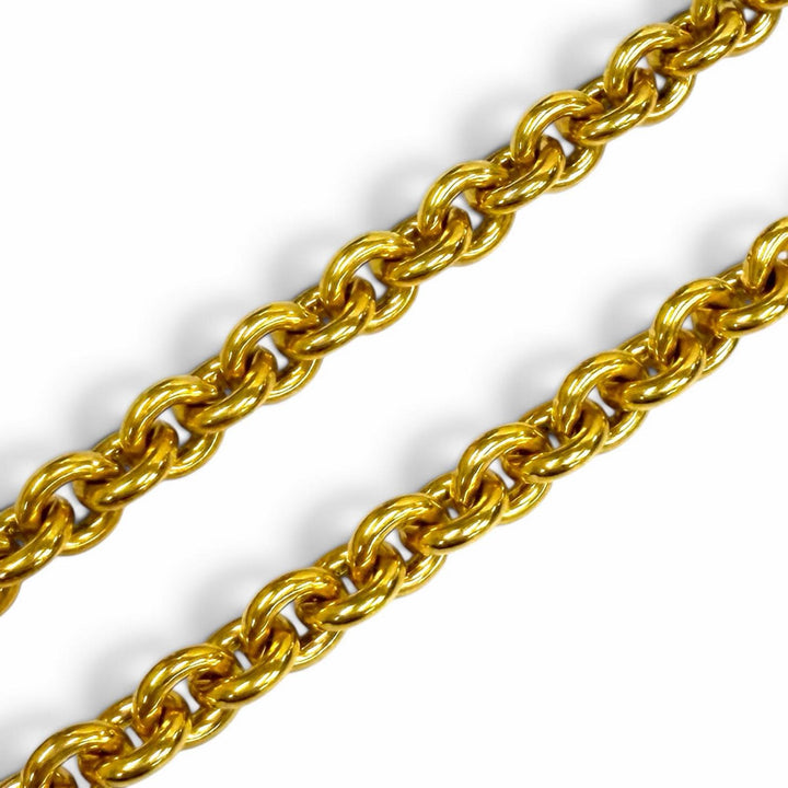 美品★CHANEL シャネル ヴィンテージ 94P ココマーク チェーン ネックレス ペンダント アクセサリー ゴールド フランス製 レディース
