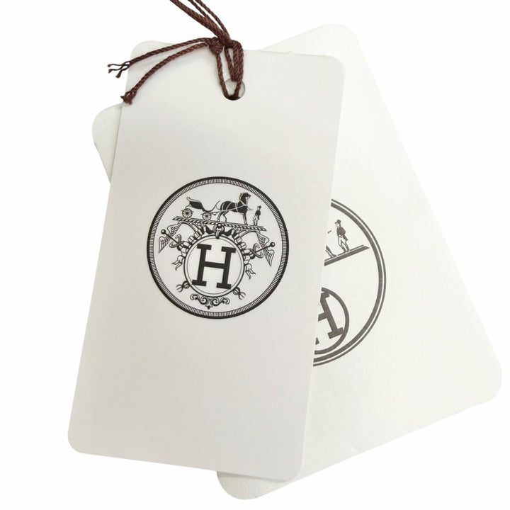 未使用△HERMES エルメス 26SS 6E0582DV Aux Champs Remix ドローストリング エンブロイダリー シャツワンピース 40 正規品 定価700700円