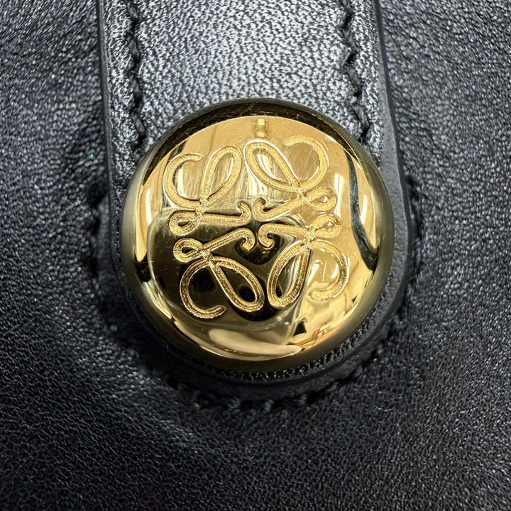 極美品☆LOEWE ロエベ AANBAB2X01 マドリードバッグ スモール サプルレザー 2WAY ハンドバッグ ブラック レディース 定価721600円 保袋付