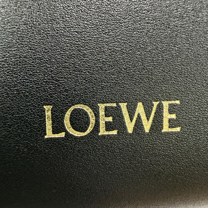 極美品☆LOEWE ロエベ AANBAB2X01 マドリードバッグ スモール サプルレザー 2WAY ハンドバッグ ブラック レディース 定価721600円 保袋付